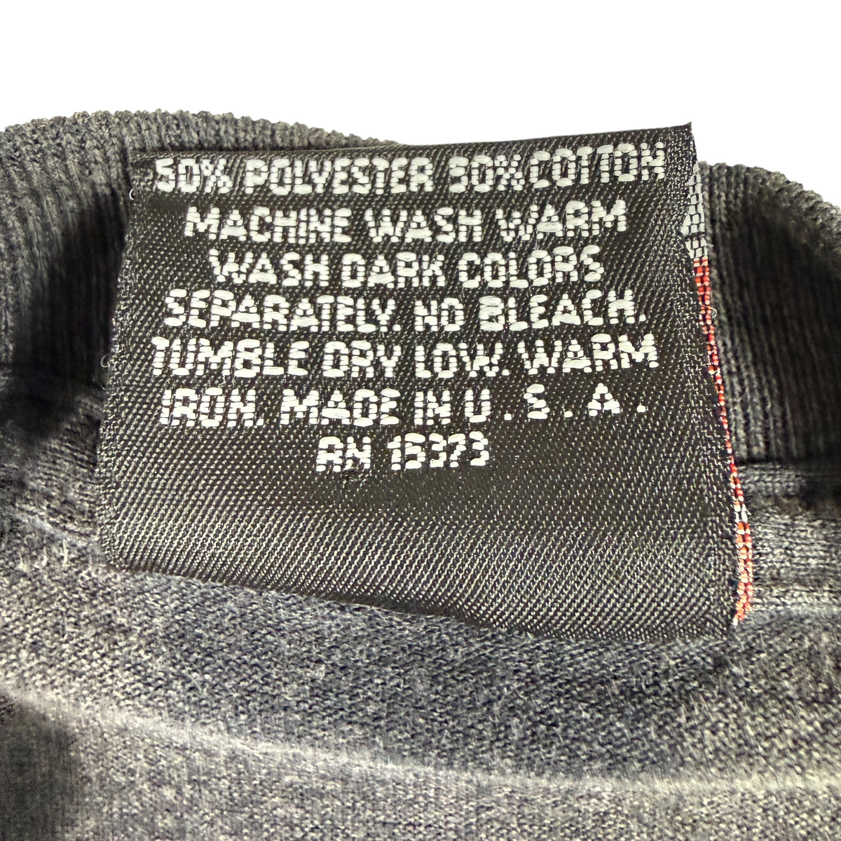 90's Harley-Davidson 3D Emblem LIVE TO RIDE / RIDE TO LIVE イーグル ブラック Tシャツ XL 洗濯・原産国タグ寄り（50% POLYESTER 50% COTTON / MACHINE WASH WARM / MADE IN U.S.A. / RN 15373）