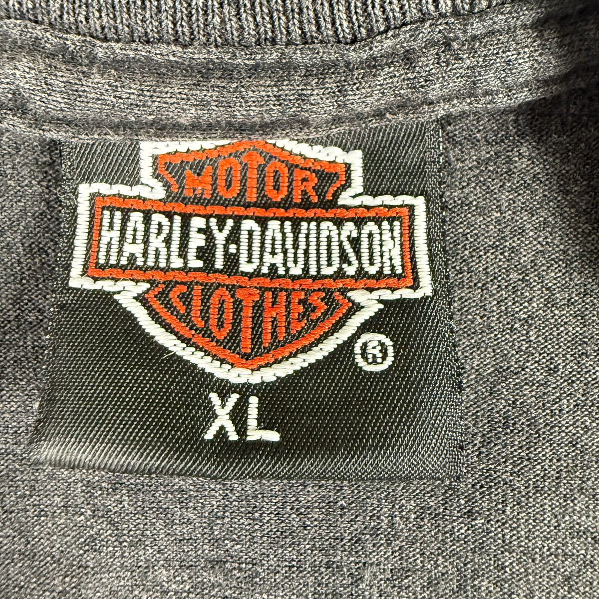 90's Harley-Davidson 3D Emblem LIVE TO RIDE / RIDE TO LIVE イーグル ブラック Tシャツ XL ブランドタグ寄り（MOTOR HARLEY-DAVIDSON CLOTHES / XL）