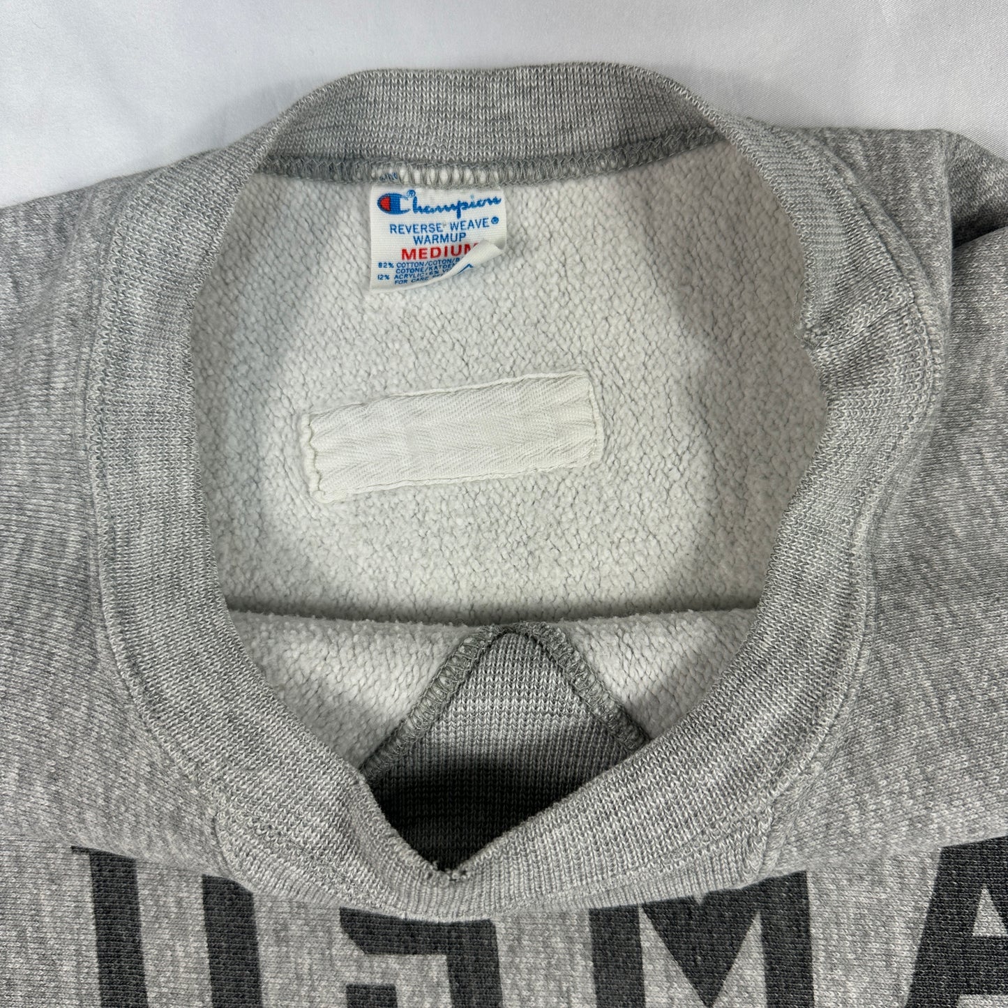 80s REVERSEWEAVE USMA リバースウィーブ プリントタグ最初期