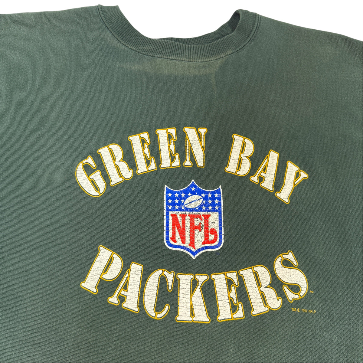 90's Champion リバースウィーブ NFL PRO LINE GREEN BAY PACKERS グリーン スウェット XXL 胸のプリント