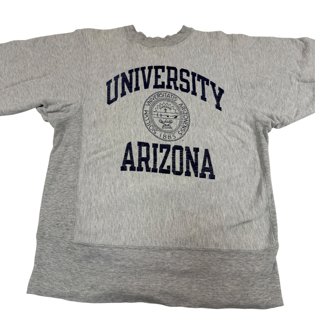 胸の UNIVERSITY ARIZONA 紋章入りネイビープリント