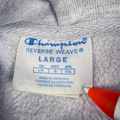 首元 Champion REVERSE WEAVE タグ LARGE MADE IN HONDURAS