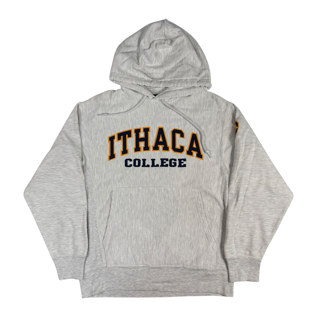 00年代 チャンピオン リバースウィーブ ITHACA COLLEGE グレー パーカー S 正面