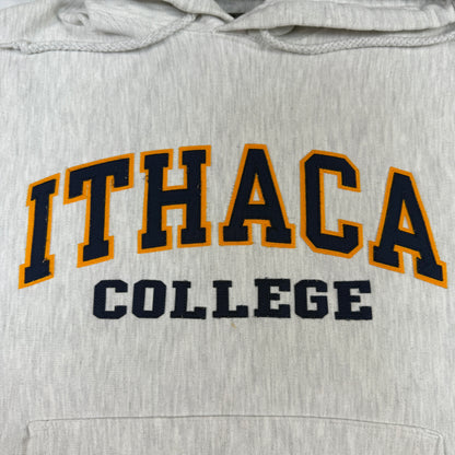 ITHACA COLLEGE 布アップリケ 寄り