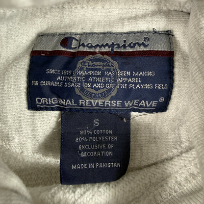 首元 Champion ORIGINAL REVERSE WEAVE タグ S コットン80% ポリエステル20% MADE IN PAKISTAN