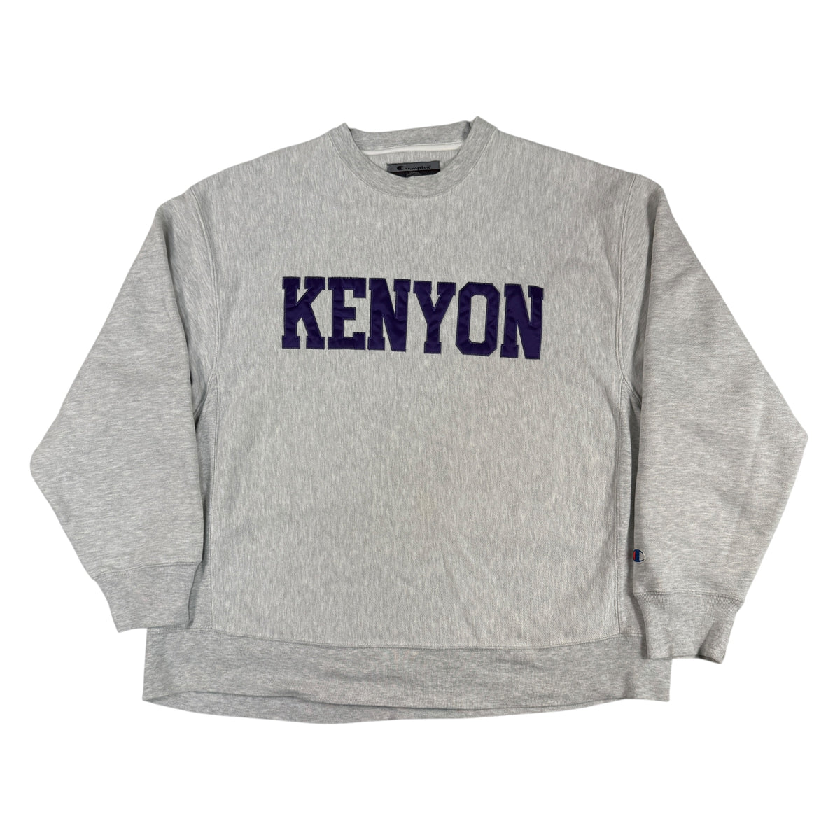 00年代 チャンピオン リバースウィーブ KENYON グレー スウェット L 正面