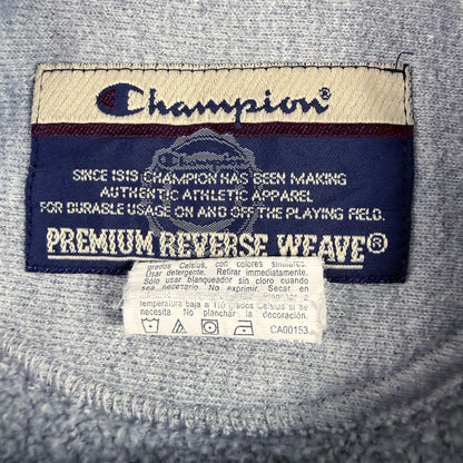 首元 Champion PREMIUM REVERSE WEAVE タグ