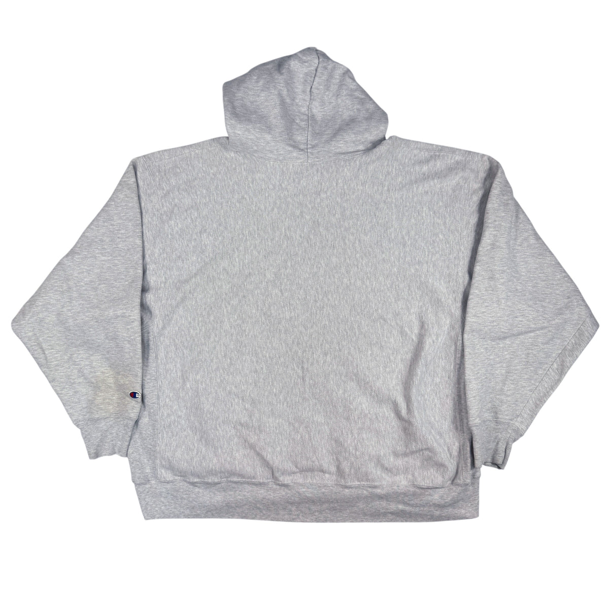 チャンピオン プレミアムリバースウィーブ グレー パーカー 背面