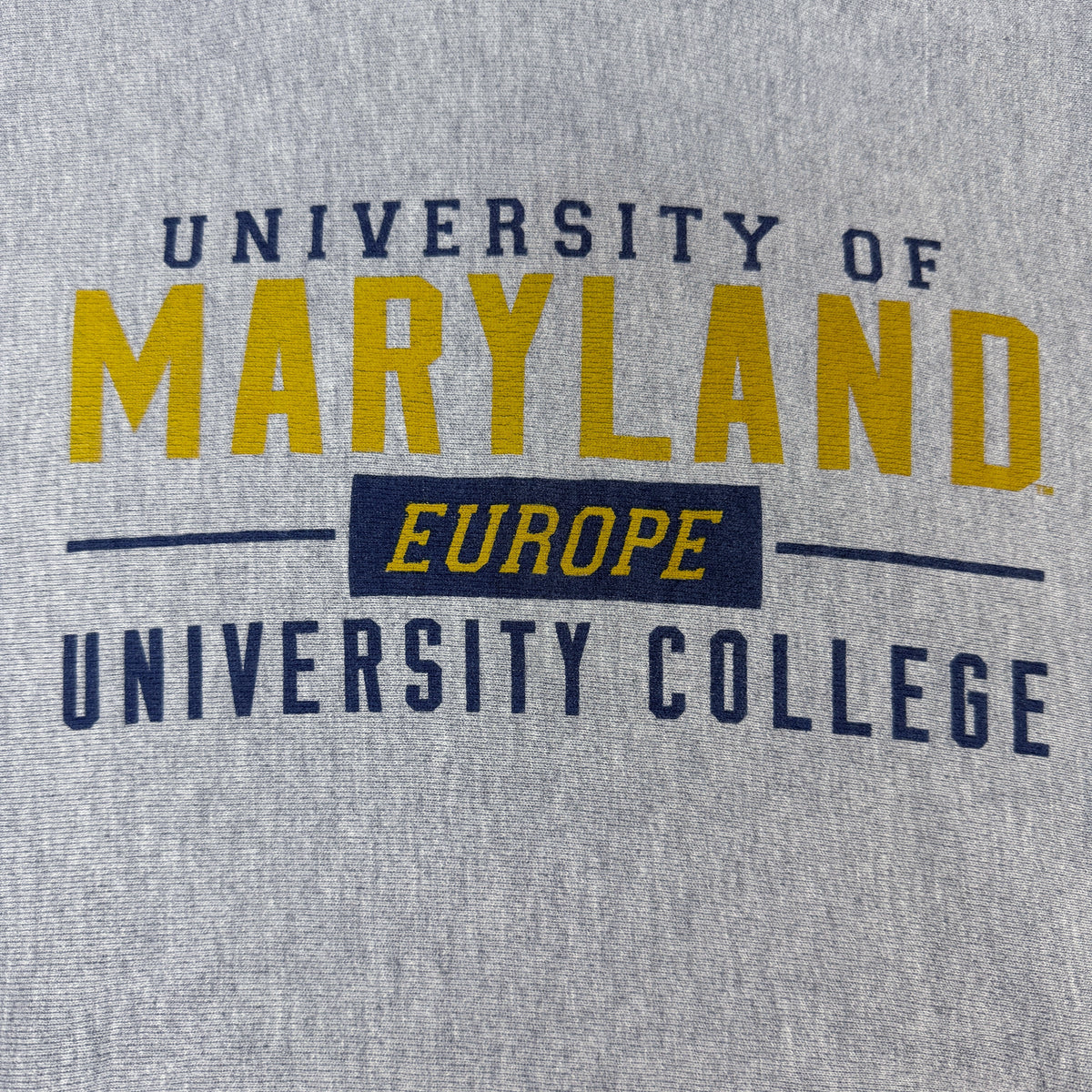UNIVERSITY OF MARYLAND EUROPE プリント 寄り