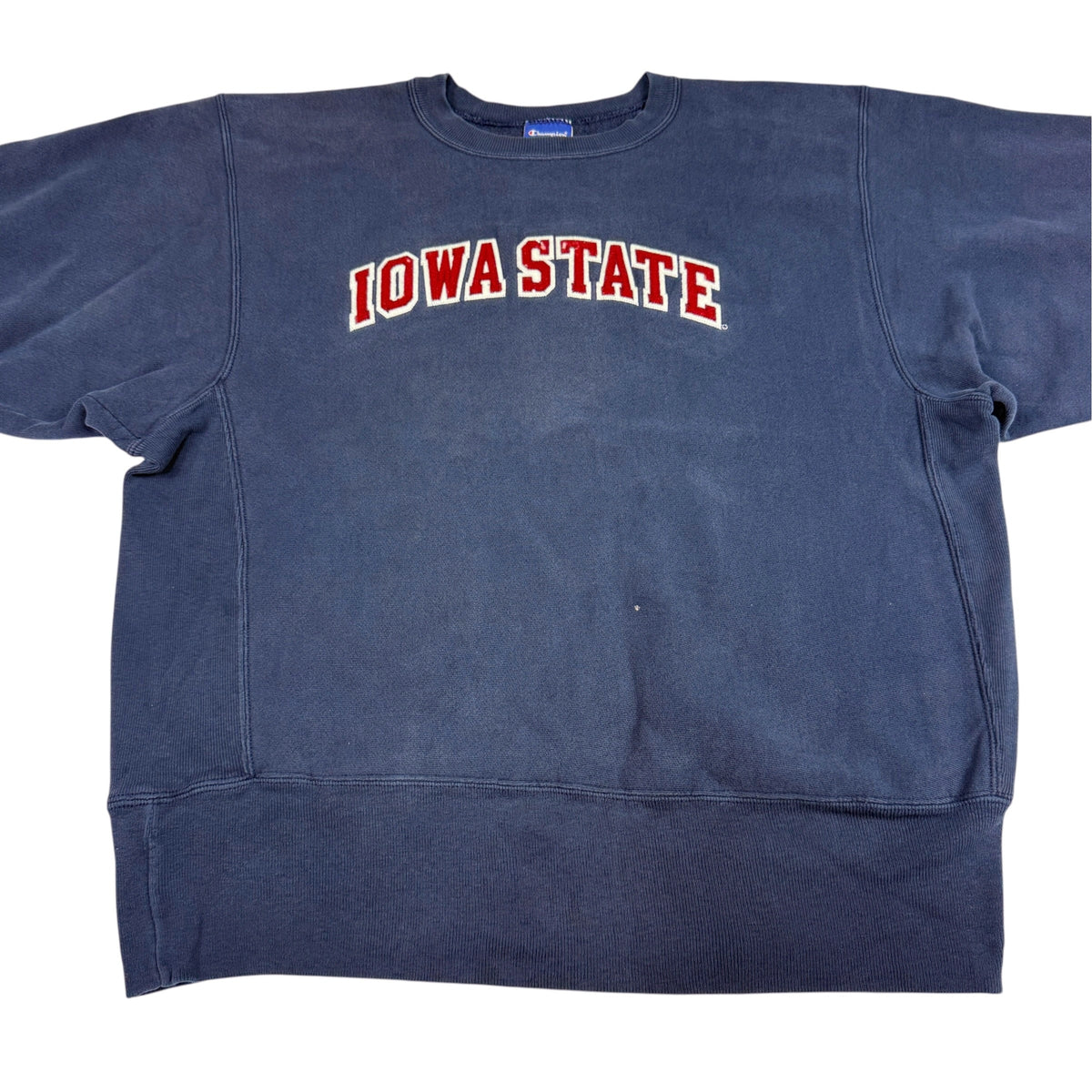 胸の IOWA STATE アップリケ 上半身
