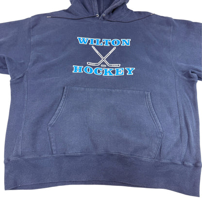 胸の WILTON HOCKEY プリント 上半身