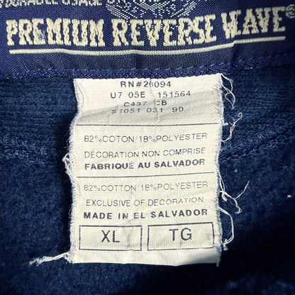 洗濯タグ RN 26094 コットン82% ポリエステル18% MADE IN EL SALVADOR XL
