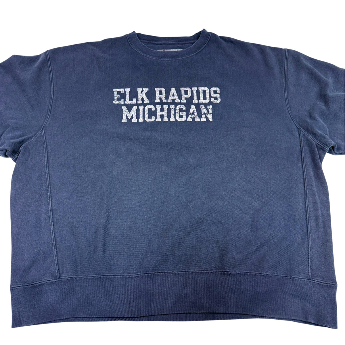 胸の ELK RAPIDS MICHIGAN プリント 上半身