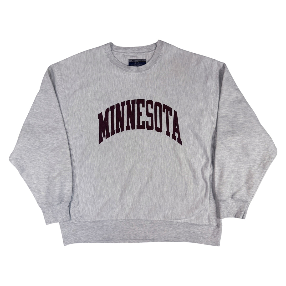 00年代 チャンピオン リバースウィーブ MINNESOTA グレー スウェット XL 正面