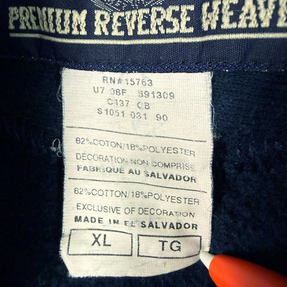 PREMIUM REVERSE WEAVE タグ XL TG RN 15763 コットン82% ポリエステル18% MADE IN EL SALVADOR