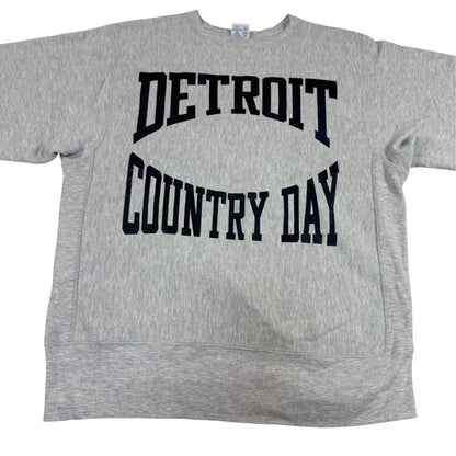 胸の DETROIT COUNTRY DAY プリント 上半身