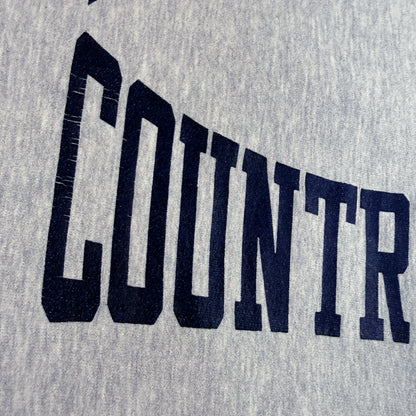 COUNTRY プリント 寄り（細かなひび割れ）