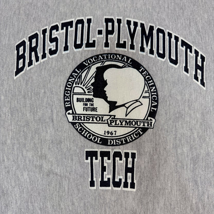 BRISTOL-PLYMOUTH 校章 TECH の3段プリント