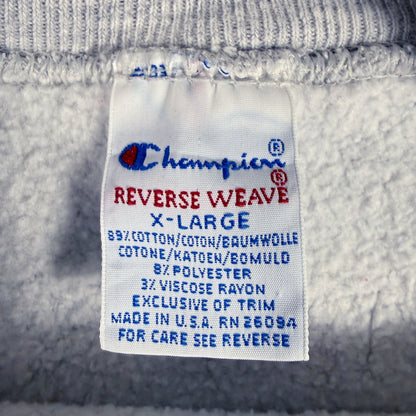 Champion REVERSE WEAVE 刺繍タグ X-LARGE コットン89% ポリエステル8% レーヨン3% MADE IN U.S.A. RN 26094