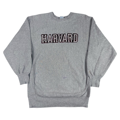 90年代 チャンピオン リバースウィーブ HARVARD ハーバード大学 グレー スウェット XXL 正面