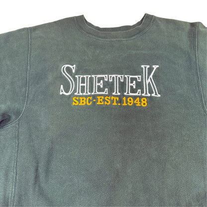 胸の SHETEK SBC-EST.1948 刺繍 上半身