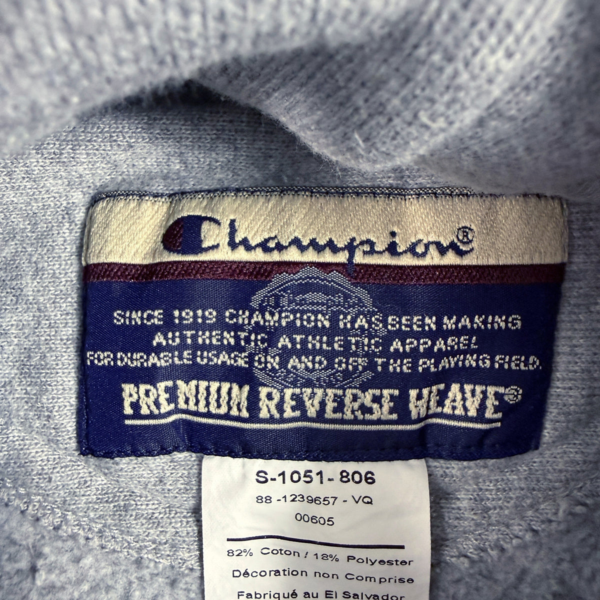 00's Champion プレミアムリバースウィーブ Hingham ADVENTURE CLUB グレー パーカー L Champion PREMIUM REVERSE WEAVE タグ