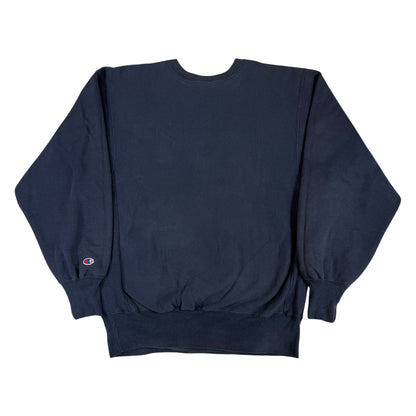 90's Champion リバースウィーブ NANTUCKET ネイビー スウェット XL 背面全体