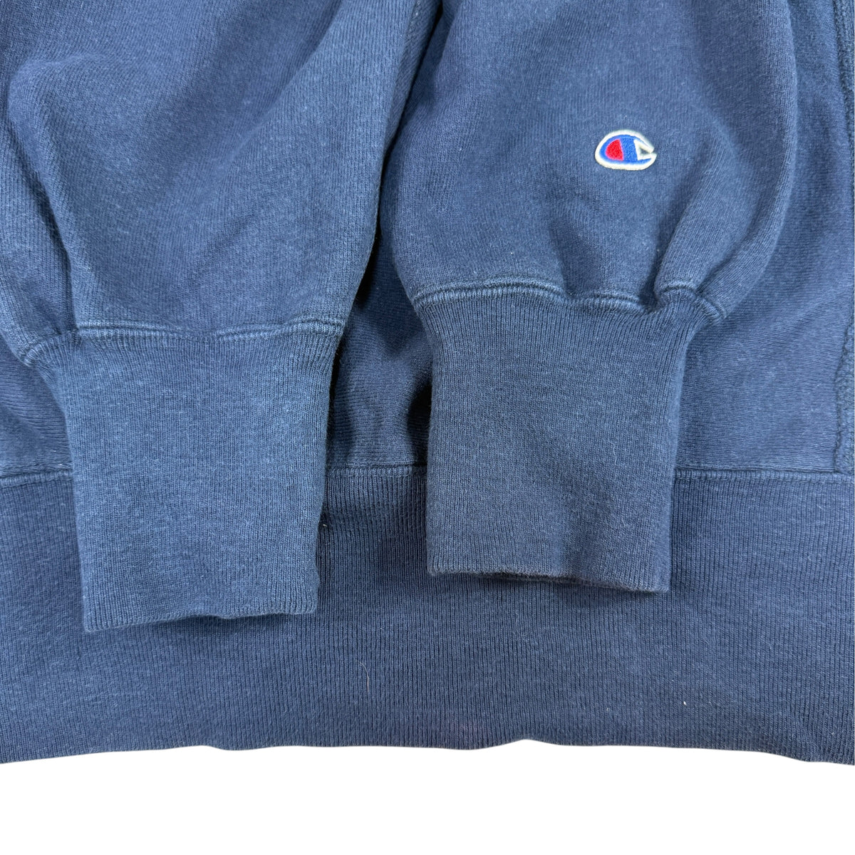 90's Champion リバースウィーブ Dad's Weekend OSU ネイビー スウェット XL 袖口リブとCロゴ