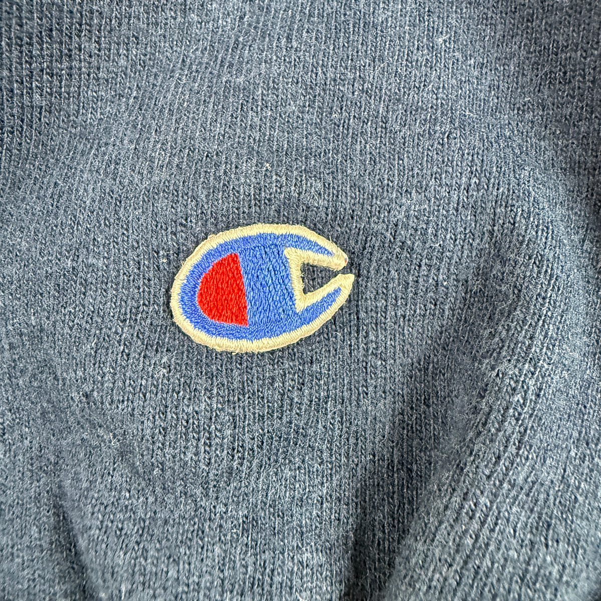 90's Champion リバースウィーブ Dad's Weekend OSU ネイビー スウェット XL 左袖のCロゴ刺繍