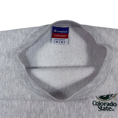 首元の内側 REVERSE WEAVE タグ