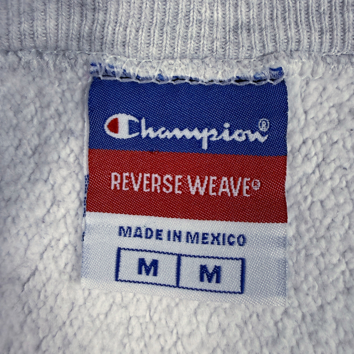 首元 Champion REVERSE WEAVE タグ M MADE IN MEXICO