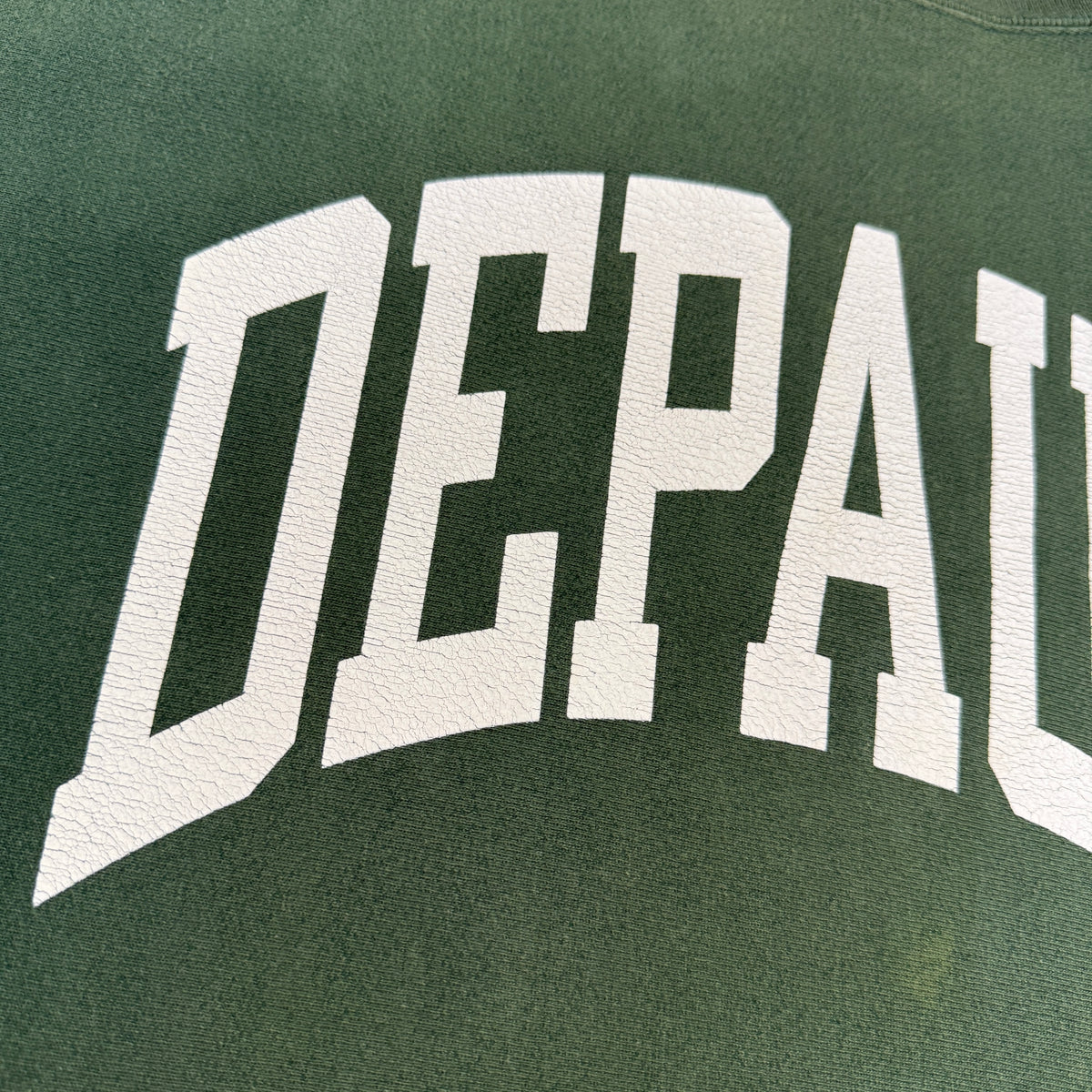 DEPAUW プリントのひび割れ 超寄り