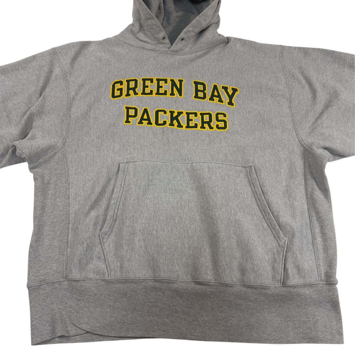 胸の GREEN BAY PACKERS アーチプリント 上半身