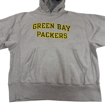 胸の GREEN BAY PACKERS アーチプリント 上半身