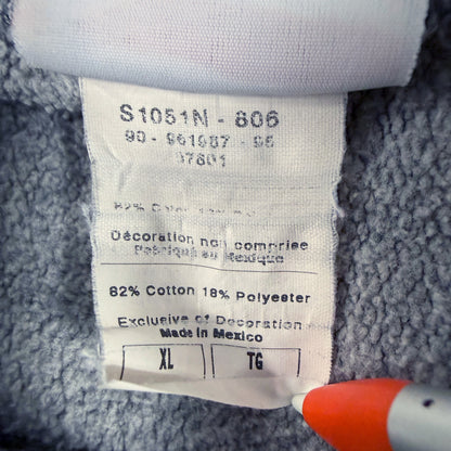 洗濯タグ コットン82% ポリエステル18% Made in Mexico XL TG