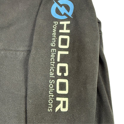 左袖の HOLCOR Powering Electrical Solutions プリント 寄り