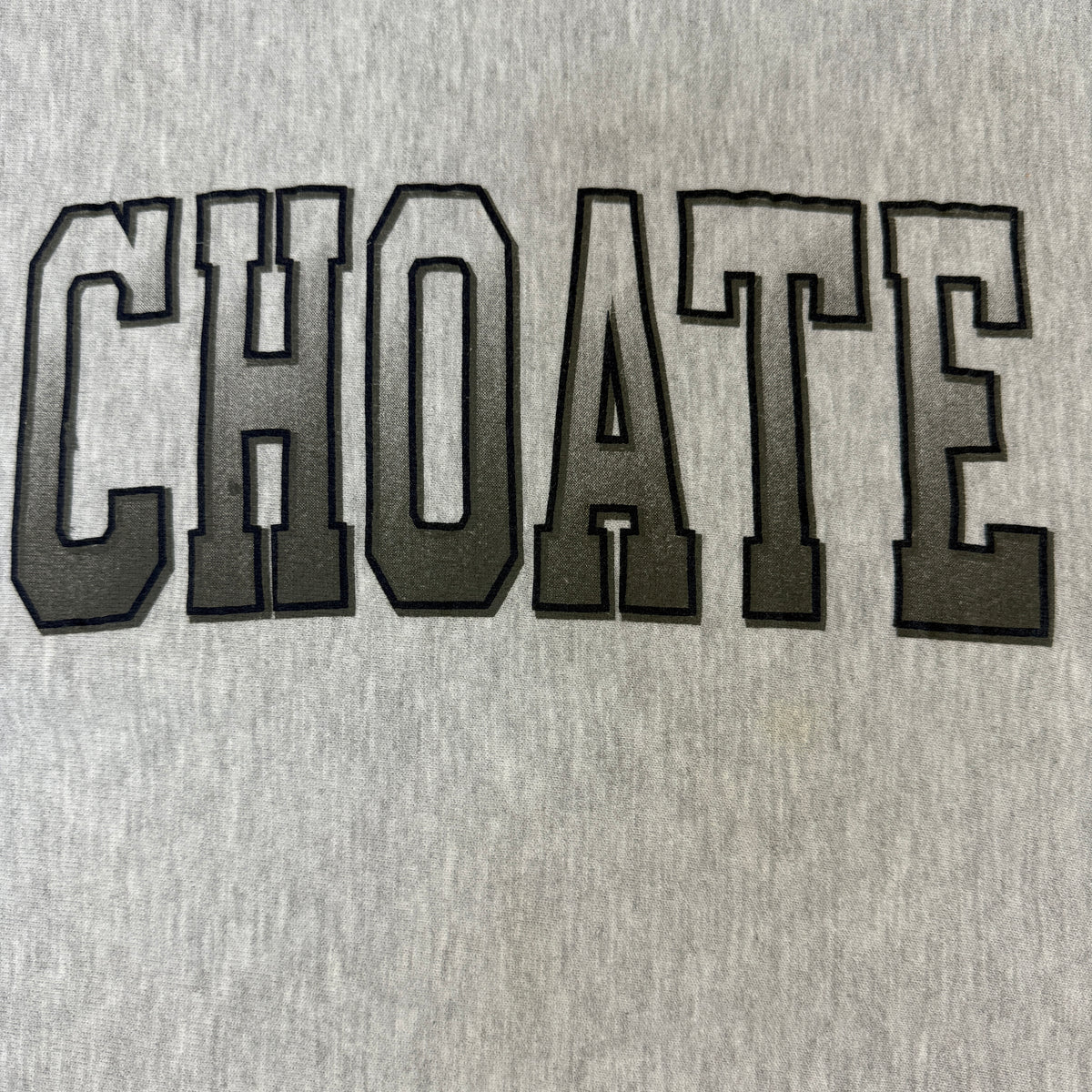 CHOATE プリント 寄り（グレーのグラデーション）