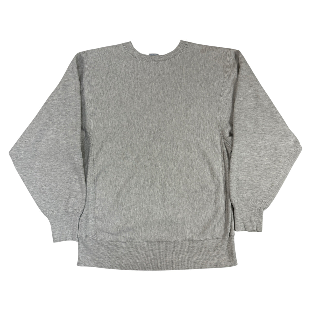 Champion リバースウィーブ LAUDER INSTITUTE グレー スウェット 背面全体