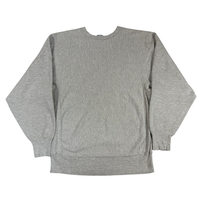 Champion リバースウィーブ LAUDER INSTITUTE グレー スウェット 背面全体