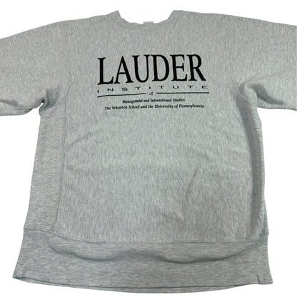 胸の LAUDER INSTITUTE プリント 上半身