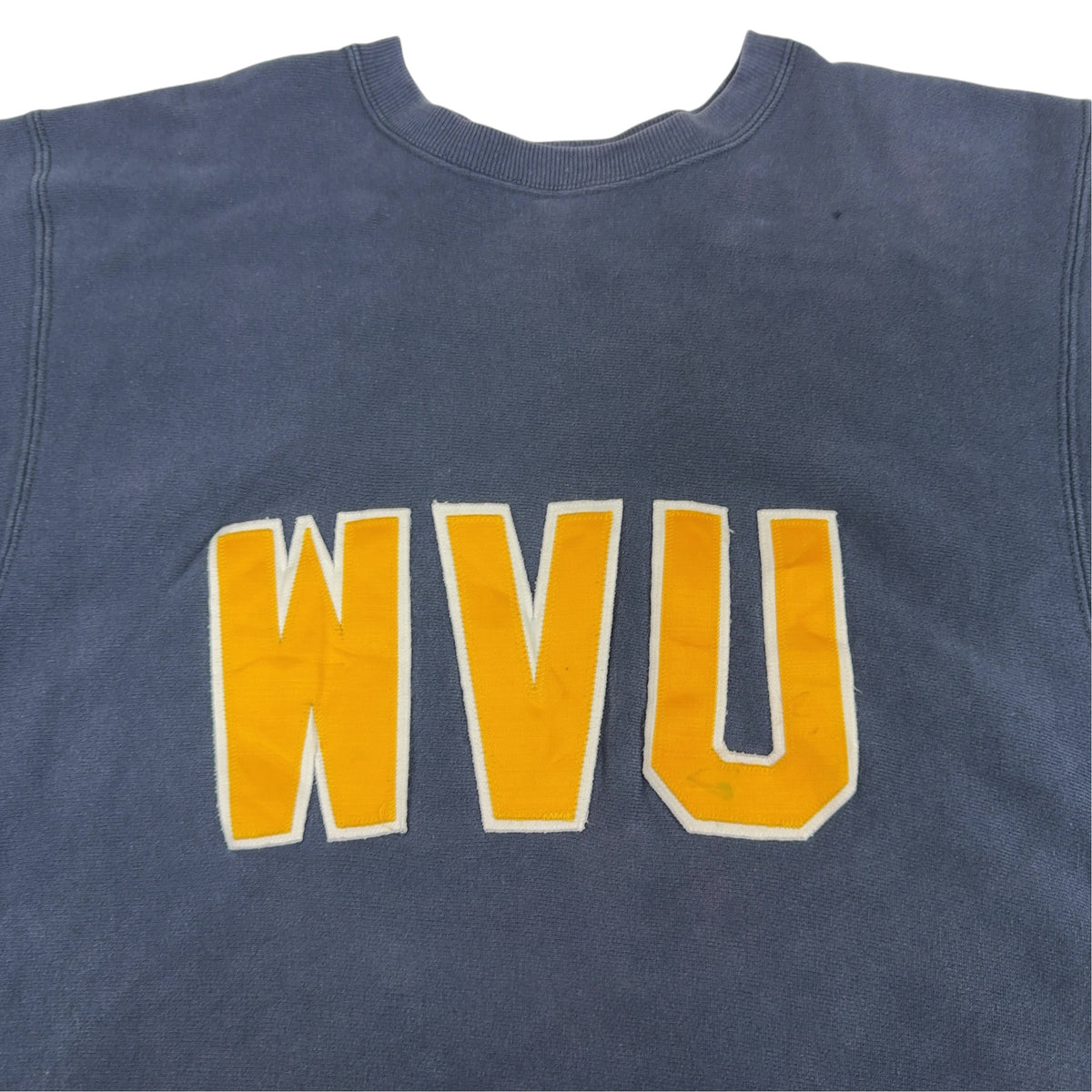 胸の WVU ワッペン 上半身