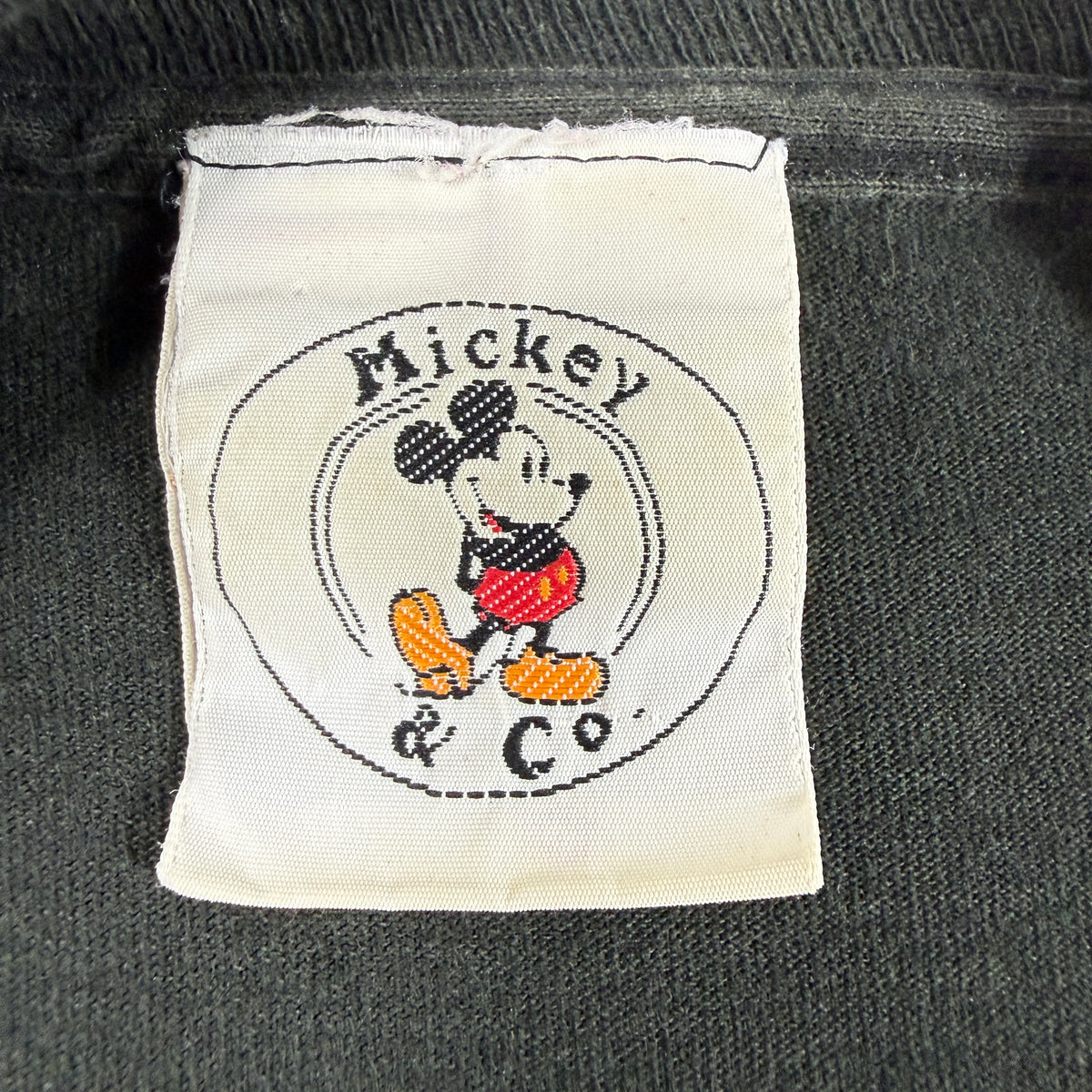 90's Mickey & Co. ミッキーマウス コミック柄 Tシャツ Mickey & Co.タグ