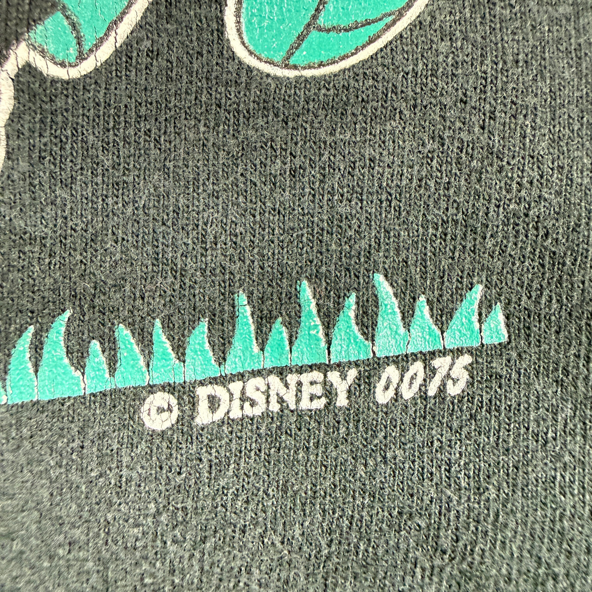 90's MICKEY UNLIMITED ミッキーマウス 総柄 Tシャツ © DISNEY 0075 プリント表記