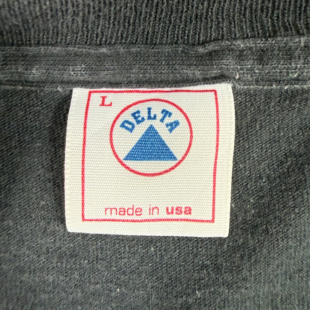 同Tシャツ ブランドタグ寄り DELTA L made in usa