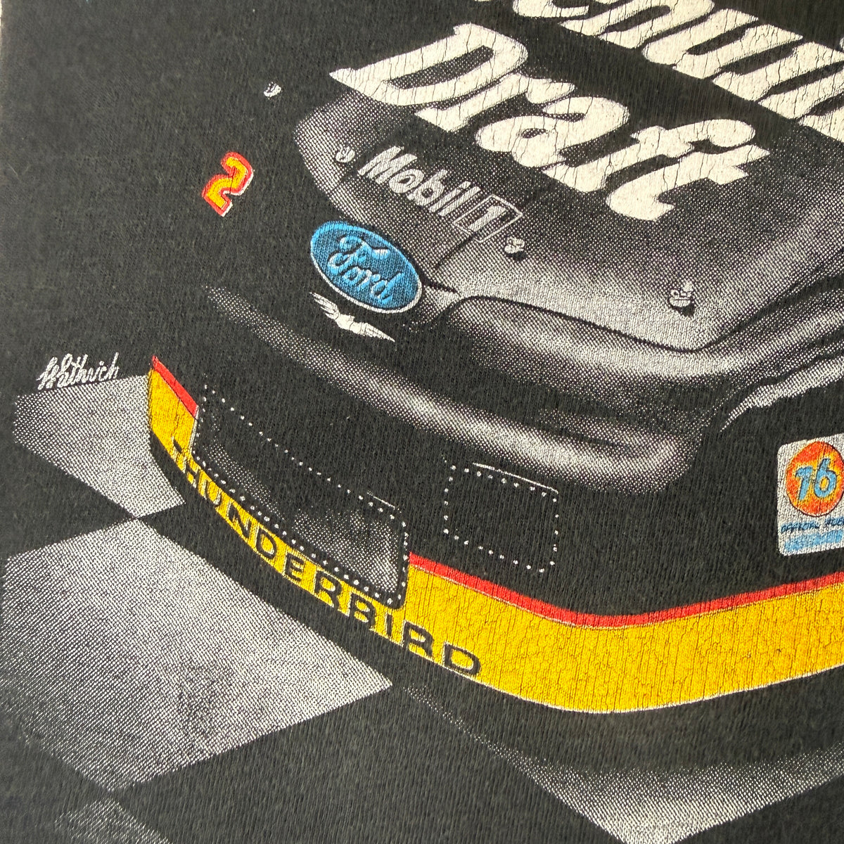 同Tシャツ プリント超寄り Miller Genuine Draft #2マシンのディテール