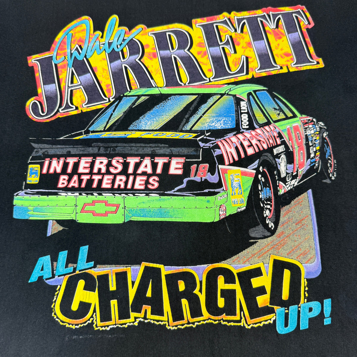 90's NASCAR Dale Jarrett Tシャツ XL プリント全体2