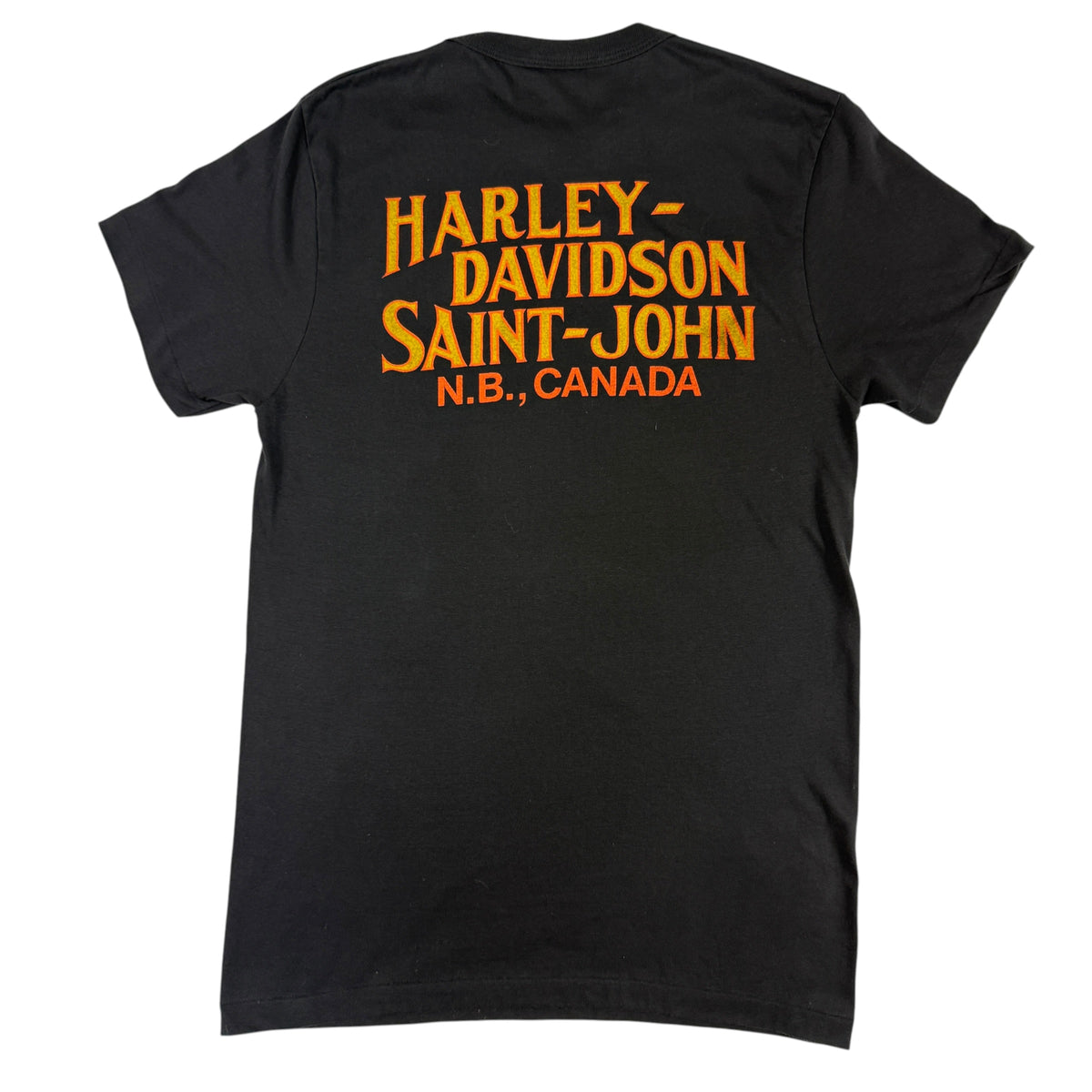 Vintage ハーレーダビッドソン SAINT-JOHN CANADA Tシャツ L 背面全体