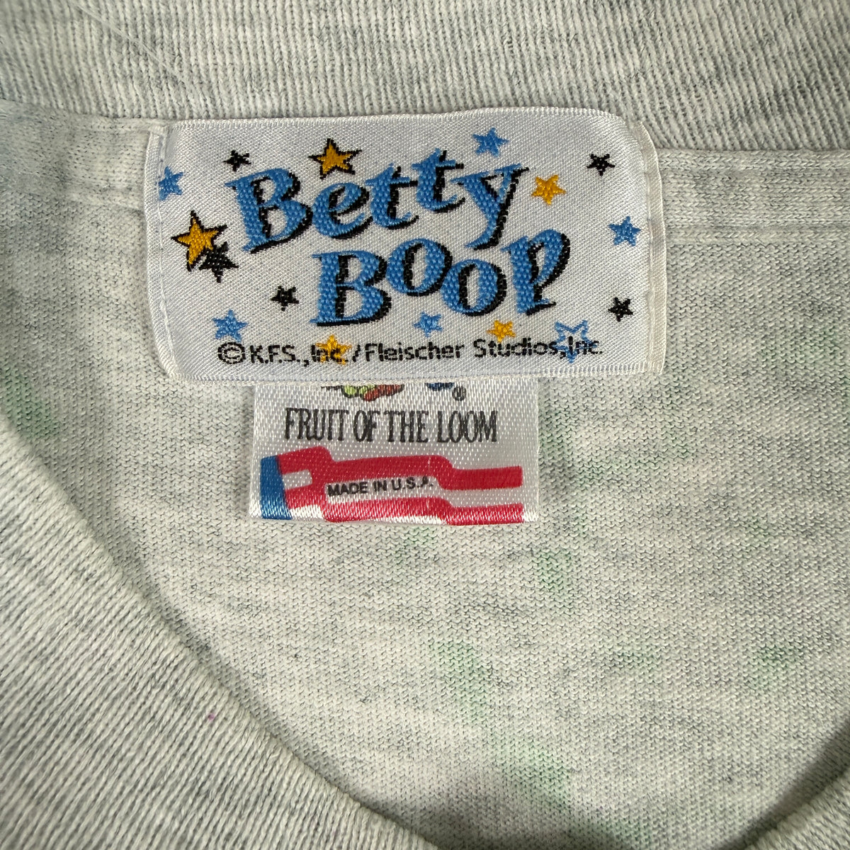 90's Betty Boop 総柄Tシャツ L MADE IN U.S.A. タグ寄り