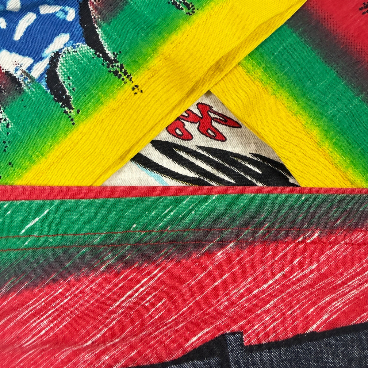 90's NASCAR Terry Labonte #5 Kellogg's Racing 総柄Tシャツ 裾のダブルステッチ