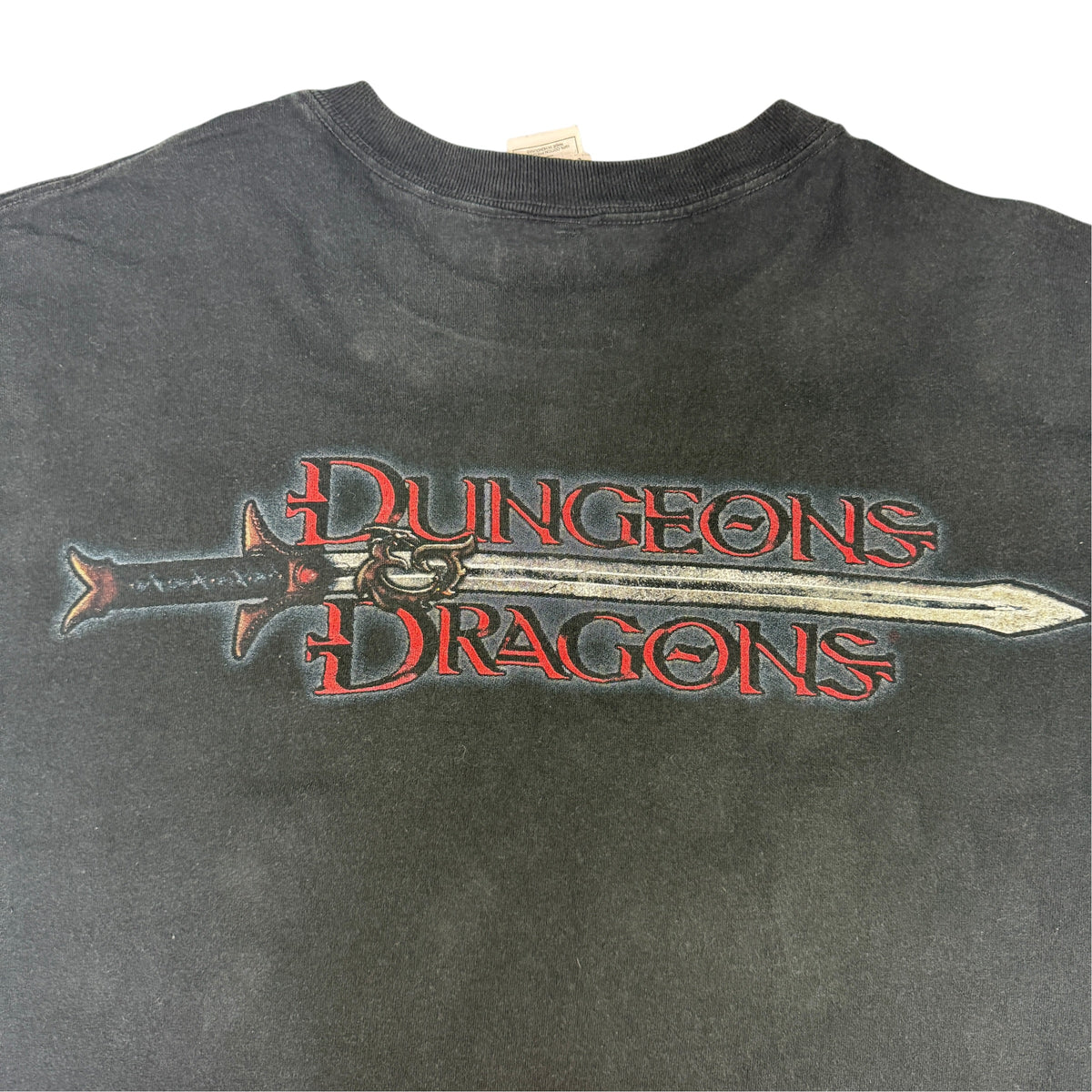 00's Dungeons & Dragons Tシャツ XL 背面全体（別カット）